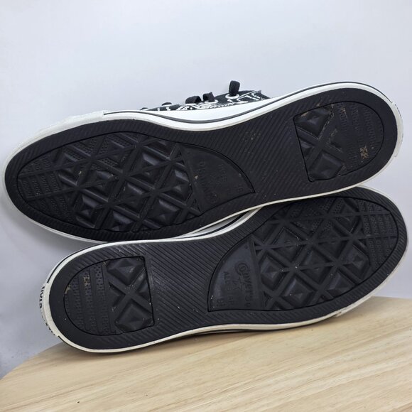 Converse All Stars men's Zebra Stripe Low Top Pop Tongue Lace Shoes Size 9.5 - Picture 8 of 9